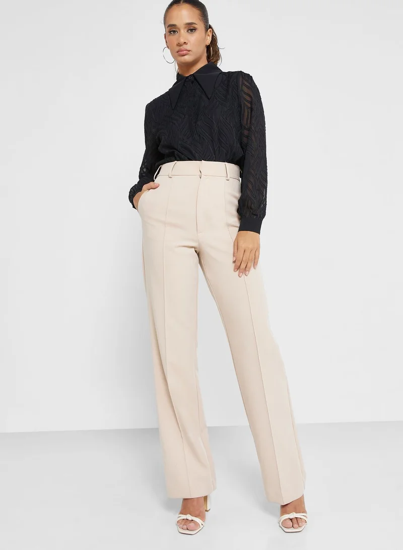 ELLA Textured Button Down Shirt