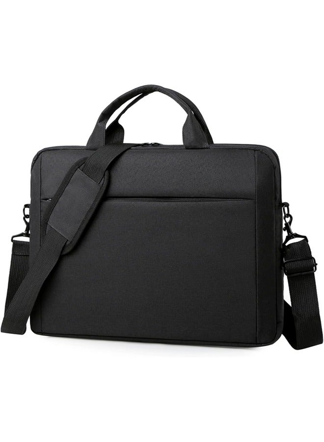 SKY-TOUCH Laptop Bag 15.6 inch briefcase with Strap | Black - Image 1