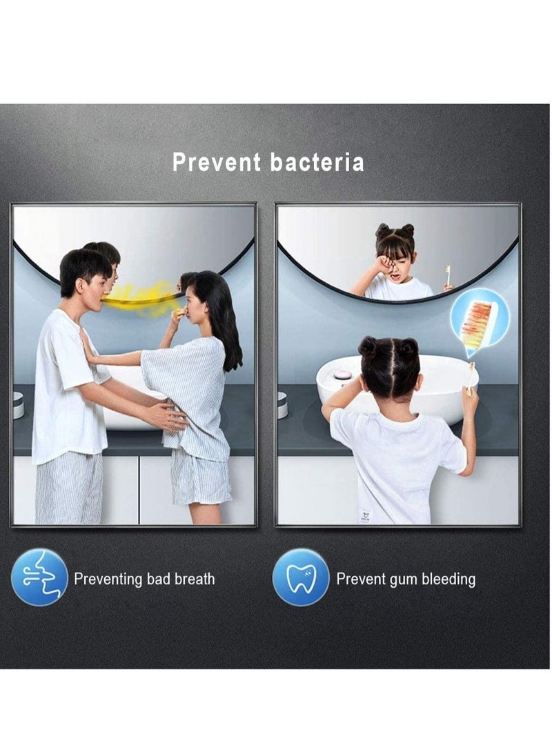 ELTRAZONE UV Toothbrush Sanitizer, Bathroom Toothbrush Holder Wall Mounted Ultraviolet Light Sterilizer,Toothbrush Organizer for Home, Bathroom, Shower (White)  - Image 4