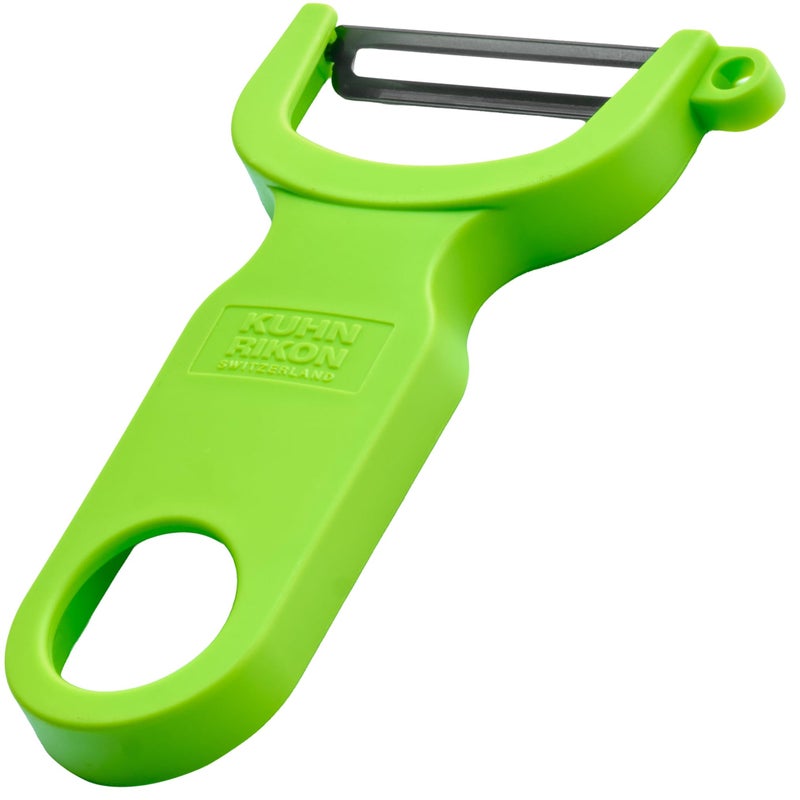 Kuhn Rikon Original Swiss Peeler, 4-Inch, Green - Image 1