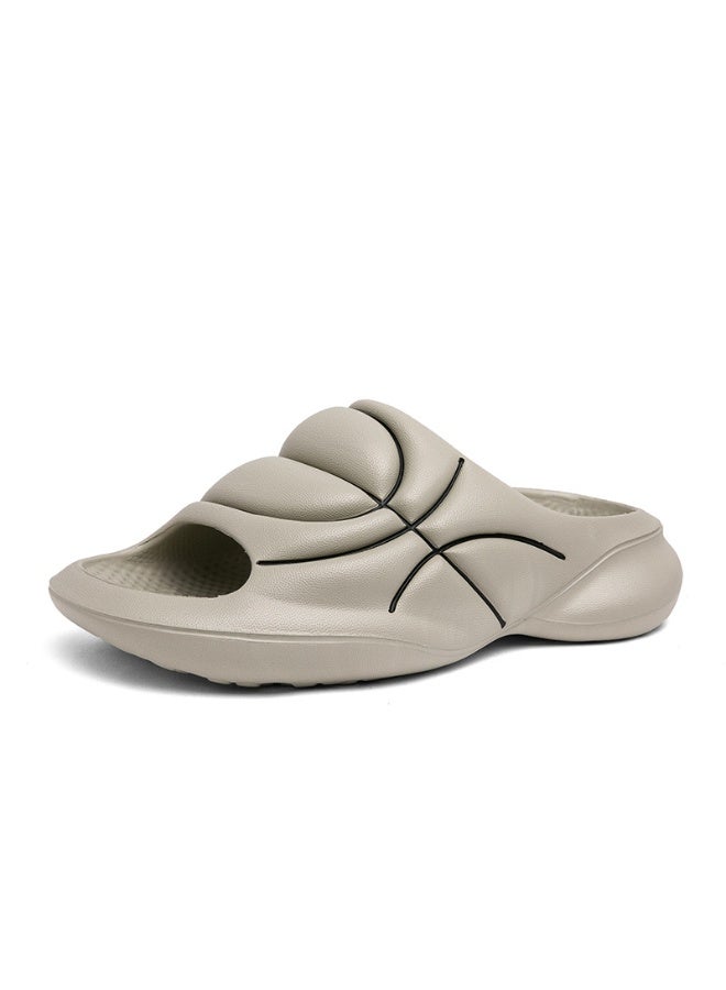 NIBEMINENT Casual Summer Korean Style Women's Sandals Anti-Slip Flat Sandals Thick Heel Beach Shoes Fashionable Wear-Resistant Slippers  - Image 1