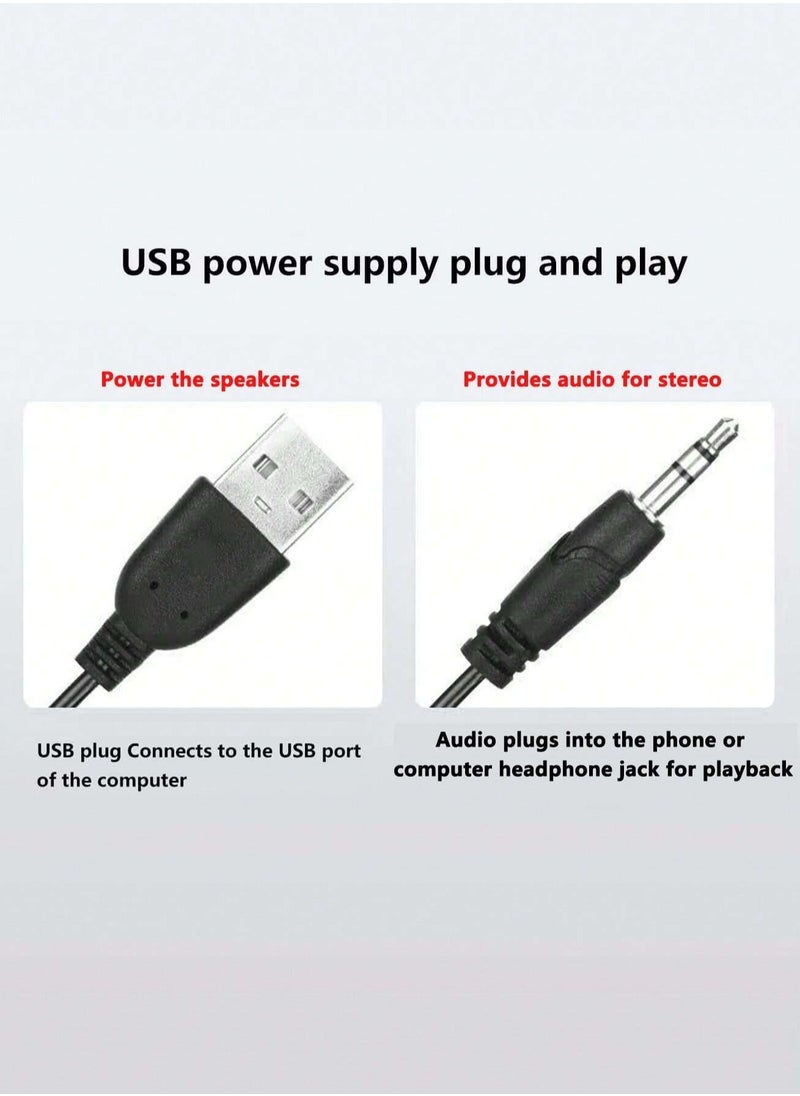 لافا - ST-69 مكبر صوت ساوند بار - (6 وات) 3 وات * 2.0 قناة - مقبس 3.5 ملم + مزود بمنفذ USB لأجهزة الكمبيوتر المحمولة وسطح المكتب | أسود - Image 1