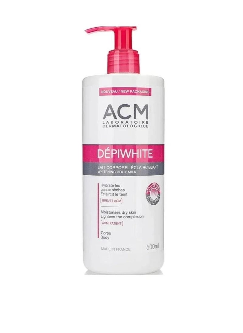 ACM Depiwhite Body Milk Lotion for Skin Lightening 500ml  - Image 1