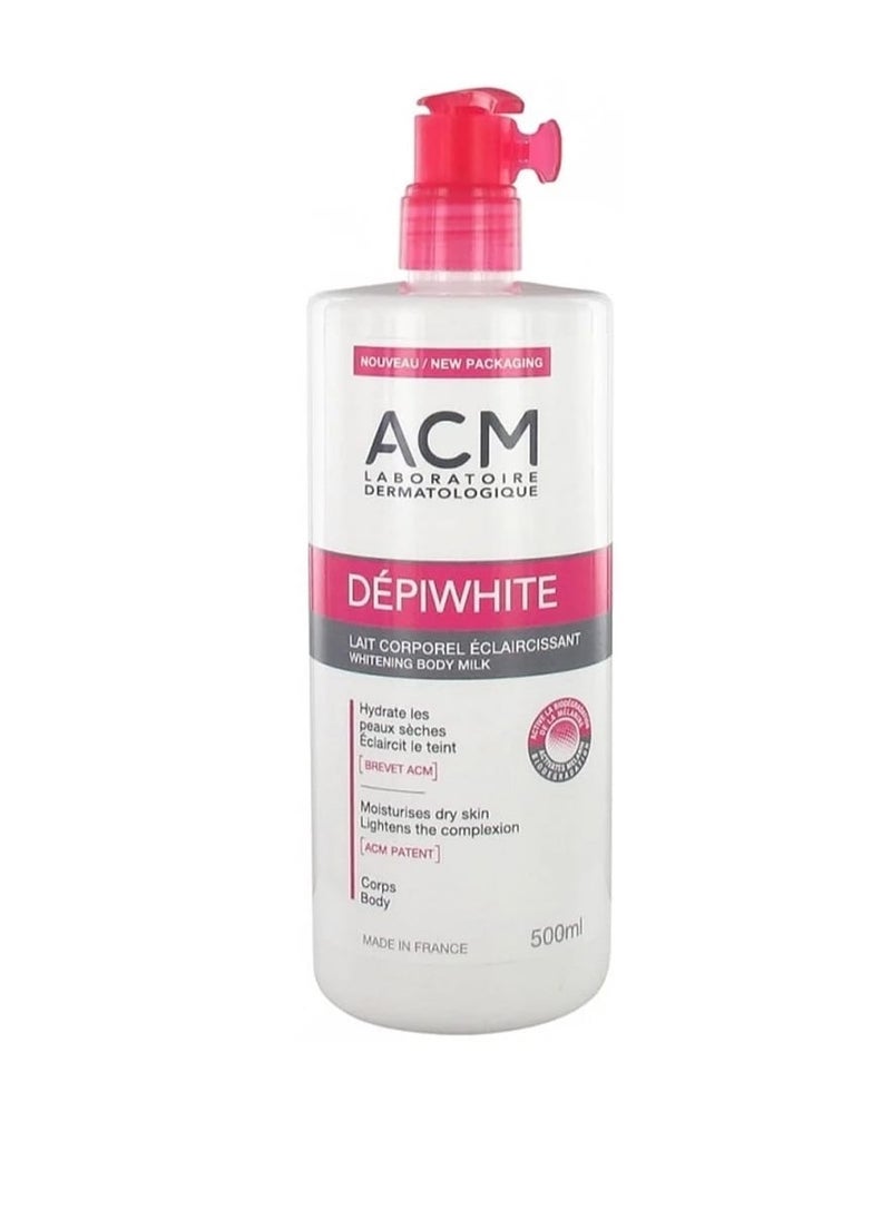 ACM Depiwhite Body Milk Lotion for Skin Lightening 500ml  - Image 2
