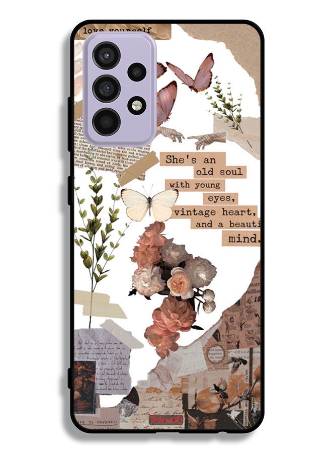 Tolwak Samsung Galaxy A52s 5G Protective Case Cover She Is An Old Soul - Image 1