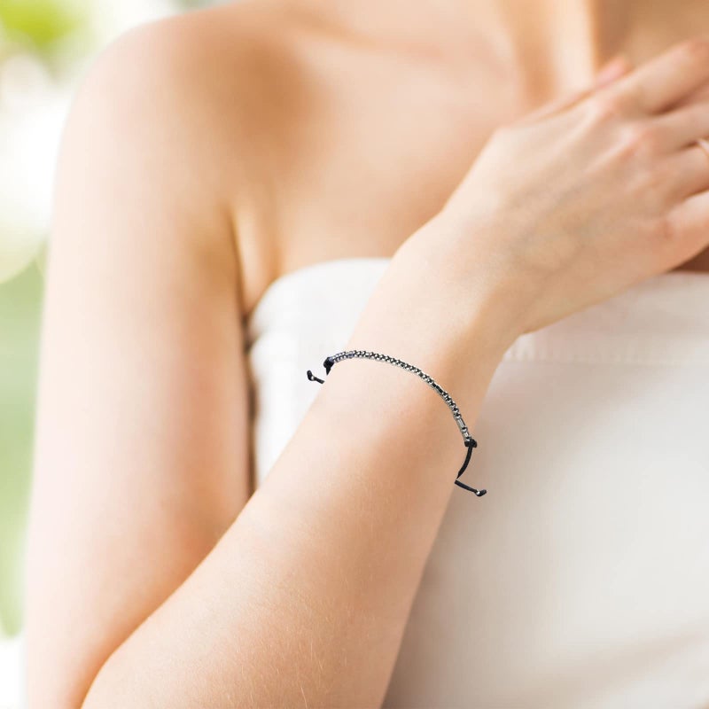 ASELFAD Beautiful Badass Morse Code Bracelets for Women,Inspirational Gifts,Birthday Gifts for Women,Mothers Day Gifts for Her Mom,Daughter,Sister,Best Friend - Image 2