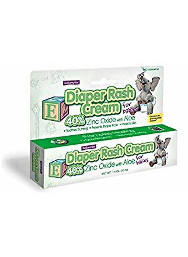 Natureplex Diaper Rash Cream with Zinc Oxide and Aloe, 3-ct - Image 3