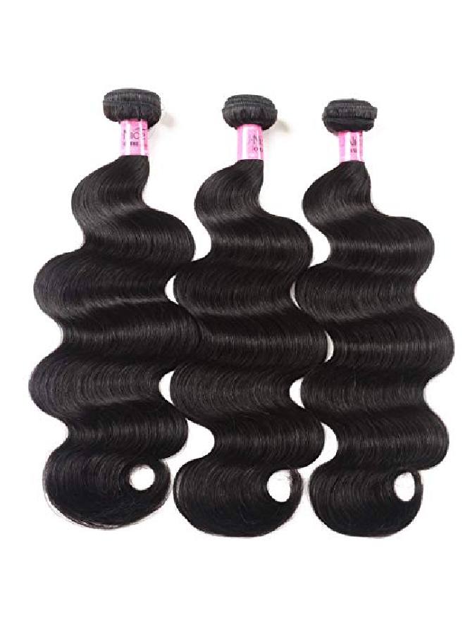 UNICE Hair Malaysian Body Wave 3 Bundles 100% Unprocessed Virgin Human Hair Weave Extensions Natural Color 95100G/Pc (12 14 16 Inches) - Image 3