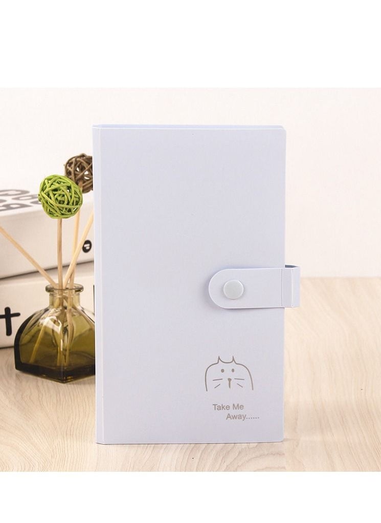 Generic 240 Cards Transparent Photo Album Mini Polaroid Album Photo Card Train Ticket Card Collection Book Jewelry Card Album Photocards Holder  - Image 1