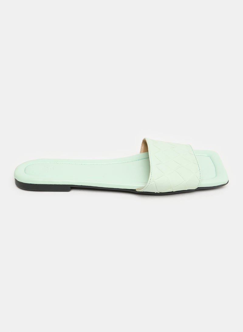 Large Braided Slipper