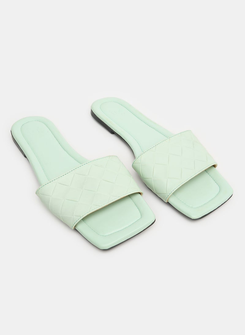 Large Braided Slipper