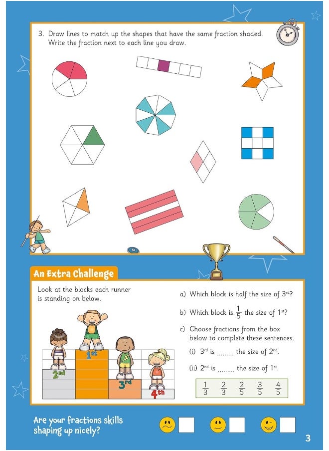 Fractions Maths Activity Book for Ages 7-8 (Year 3)  - Image 5