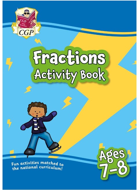 Fractions Maths Activity Book for Ages 7-8 (Year 3)