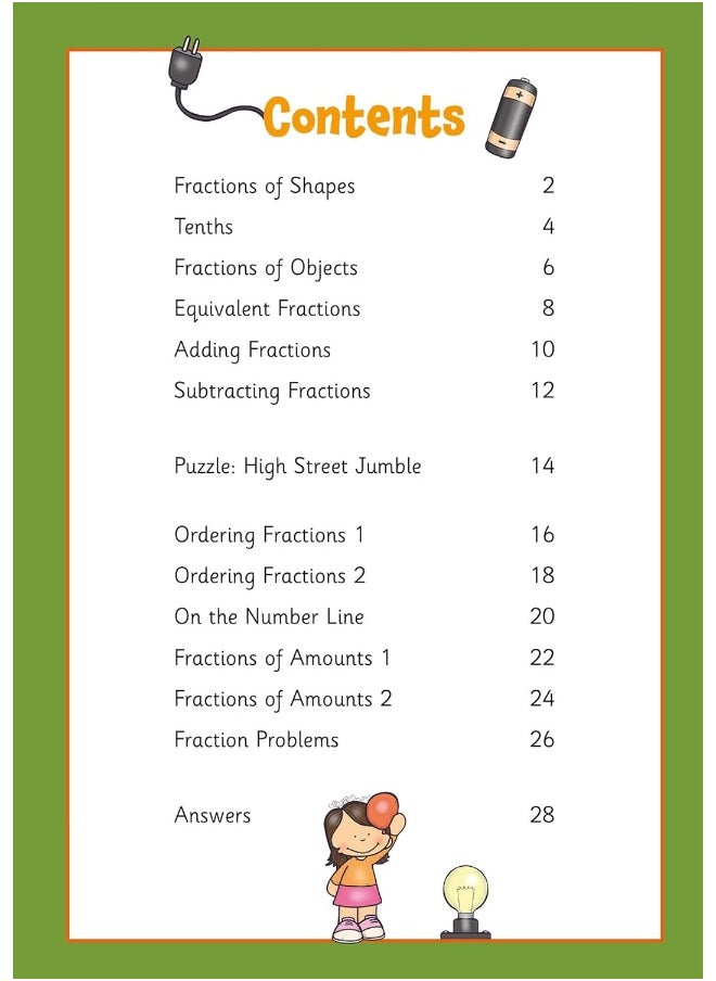 Fractions Maths Activity Book for Ages 7-8 (Year 3)  - Image 3