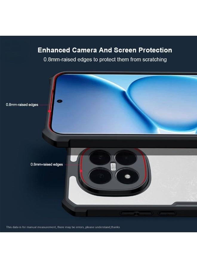 Clear Case Compatible with Xiaomi POCO M8 Pro 5G 【Airbag Protection】 Transparent Case Camera Lens Protection PC+TPU Shockproof Protective Back Cover for Poco M8 Pro - Image 2