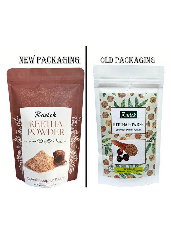 Raslok Soapnut/Aritha/Reetha Powder for hair care | Natural | No Added Preservatives and Additives (3.52 oz) - Image 2