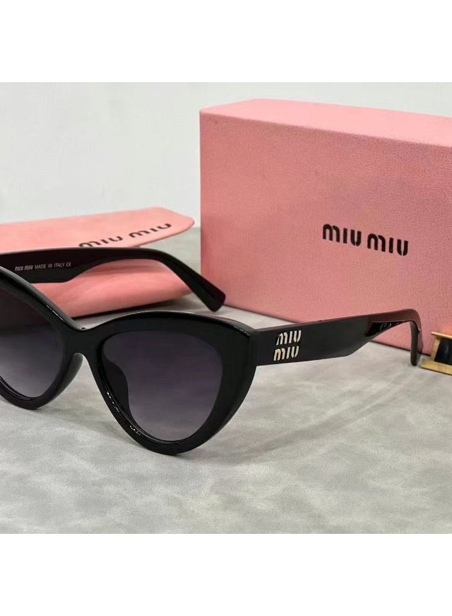 Miu Miu Italian Designer Luxury Retro Style Polarized Cycling Sunglasses For Ladies - Image 1