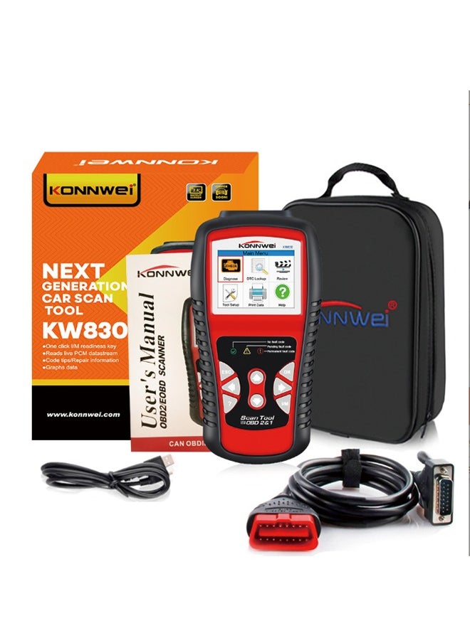 KONNWEI KW830 OBD2 Car Fault Code Reader Scanner