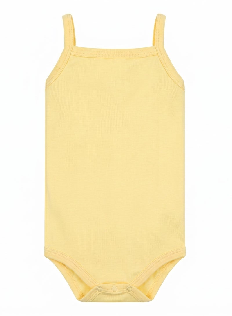 Junior Pack of 6 Cottn 1000% Plain Colors Baby Bodysuits - Image 2