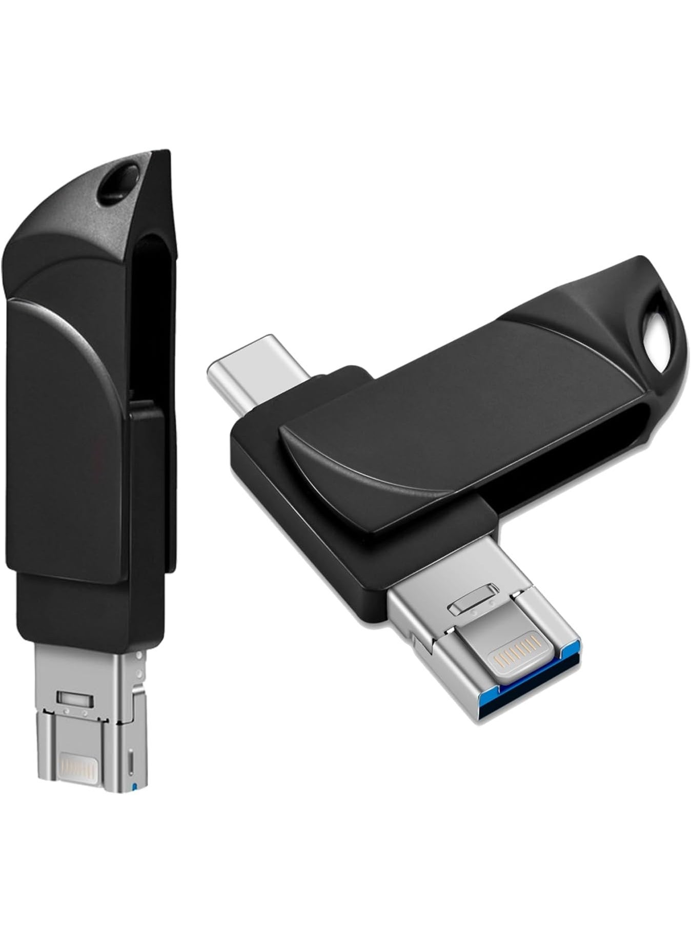USB Flash Drive 2TB Usb 3.0 Flash Drive 3-In-1 Memory Storage Drive Compatible for Smartphones PC Tablets for Photos Videos Documents
