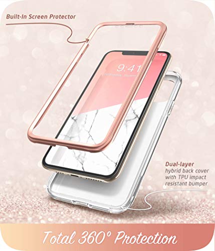 I-blason iBlason Cosmo Series Case for iPhone 11 Pro Max 2019 Release Slim FullBody Stylish Protective Case with Builtin Screen Protector Marble - Image 3