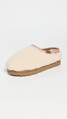 UGG Women's Tasman Maxi Curly Slipper, Natural, 5 - Image 3