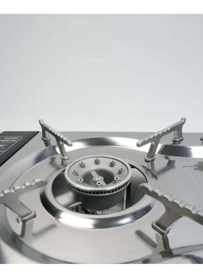 DENX DX2802 Portable Dual Gas Stove – 2200W × 2 Power for Cooking Anywhere - Image 3