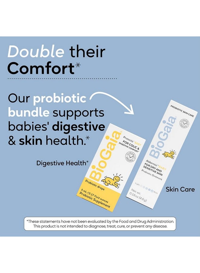 BioGaia Baby Probiotic Essentials For Digestive & Skin Health | Drops Ease Colic, Gas & Tummy Issues | Ointment Soothes & Hydrates Dry, Irritated Skin - Image 1