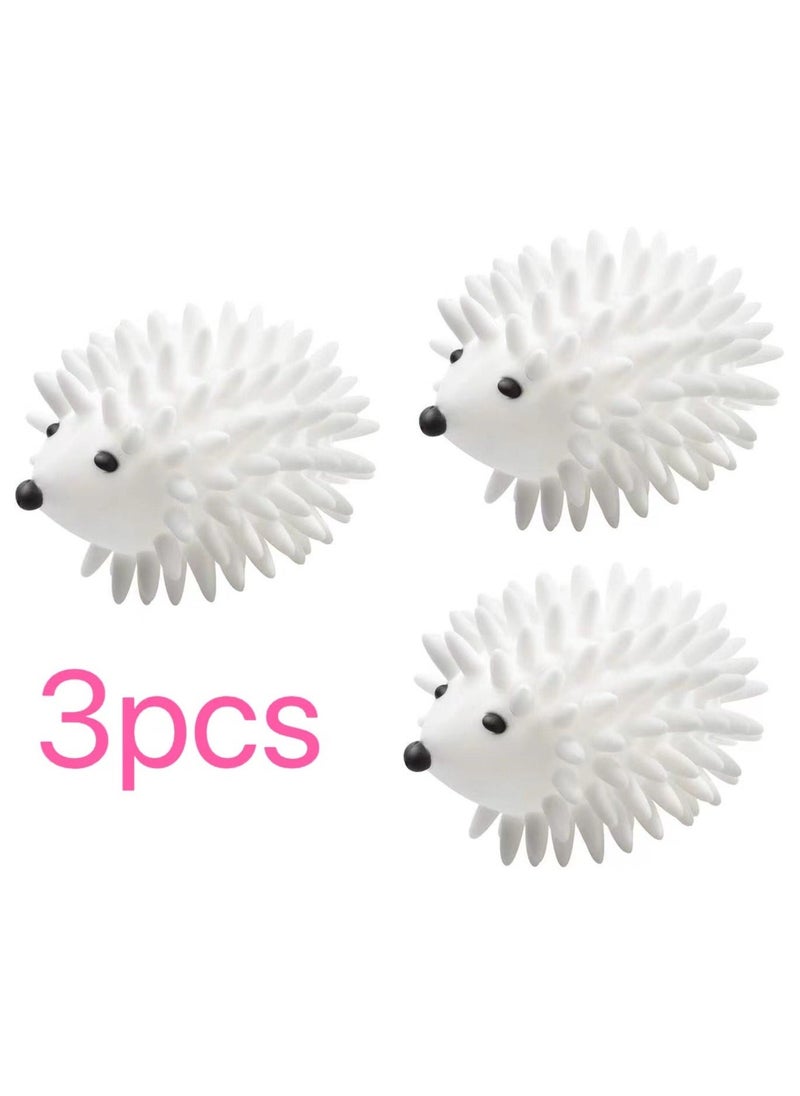 3pcs Hedgehog Dryer Balls Reusable Dryer Porcupine Ball for Dryer Machine Anti Static Soft Laundry Washing Balls - Image 2