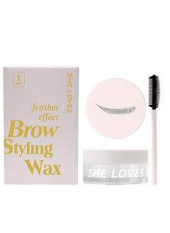 She Loves New Clear Color/Brown Eyebrow Soap Waterproof Quick Dry Natural Wild Eyebrow Styling Wax  - Image 1