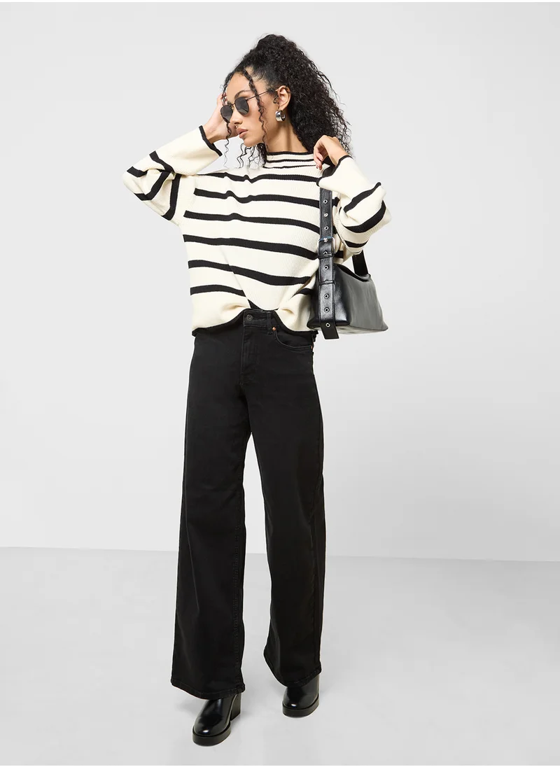 اونلي High Neck Pull Over Knitted Sweater
