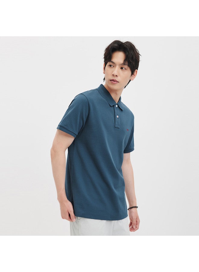 Septwolves Ice-cool Feel】25 Summer Classic Durable As New, Color-fast Multi-color Cool Breeze Polo Shirt For Men - Image 3