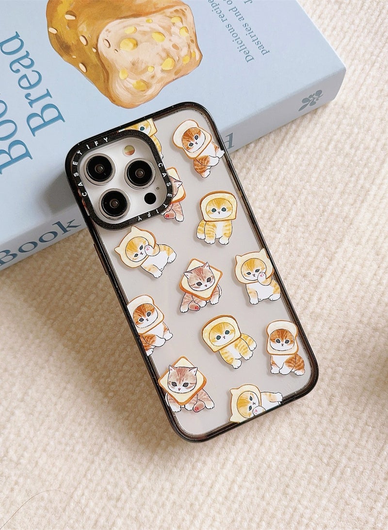 Kawaii Cat Cuddle Case for iPhone 15 Pro