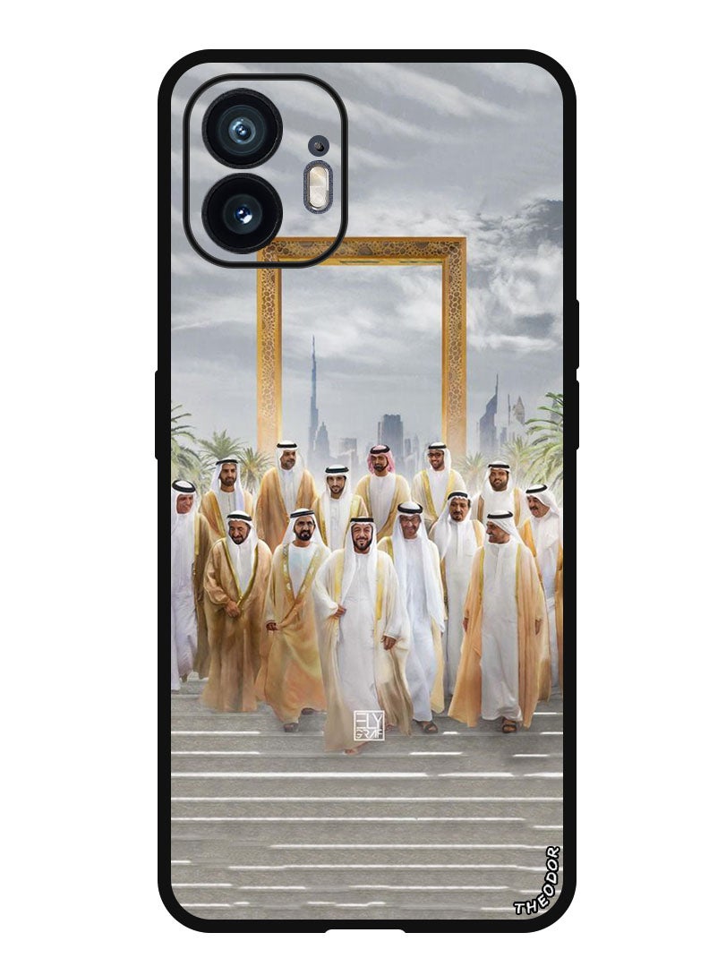 Theodor Protective Case Anti Scratch Shock Proof Bumper Cover For Nothing Phone (2) Dubai Rulers - Image 1