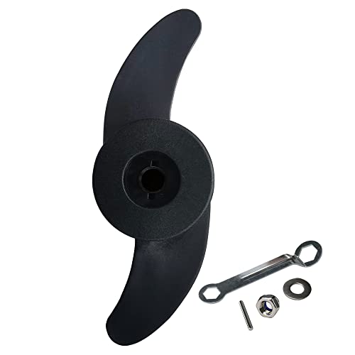 U-BCOO Replacement Trolling Motor Prop ，Trolling Motors Mount Accessories (2 Blade 32lb 36lb 40lb 46lb Thrust) - Image 1