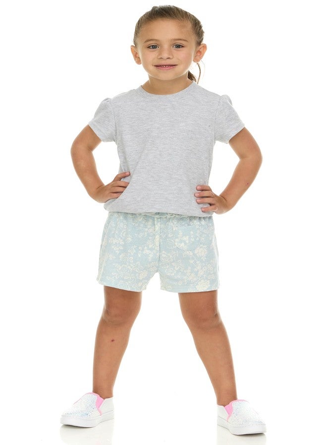 Laura Ashley Girls' 5-Pack Shorts - Soft & Stylish Essentials for Toddlers and Little Girls (12M-4Y) - Image 3