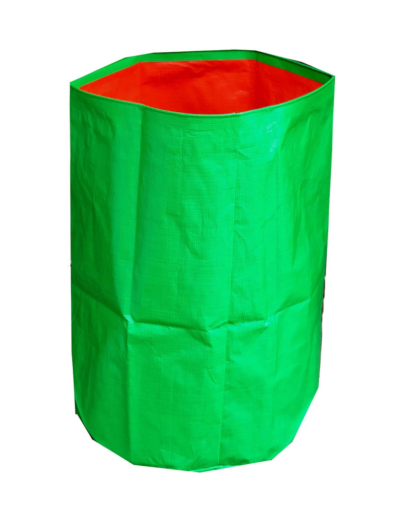 COCOGARDEN HDPE UV Protected Green Round Shaped Grow Bags 18X24 inch (Pack of 1) | Plant Bags for Home Garden | Growing Bags for Terrace Flowers and Vegetables Gardening | Indoor and Balcony Gardening - Image 1