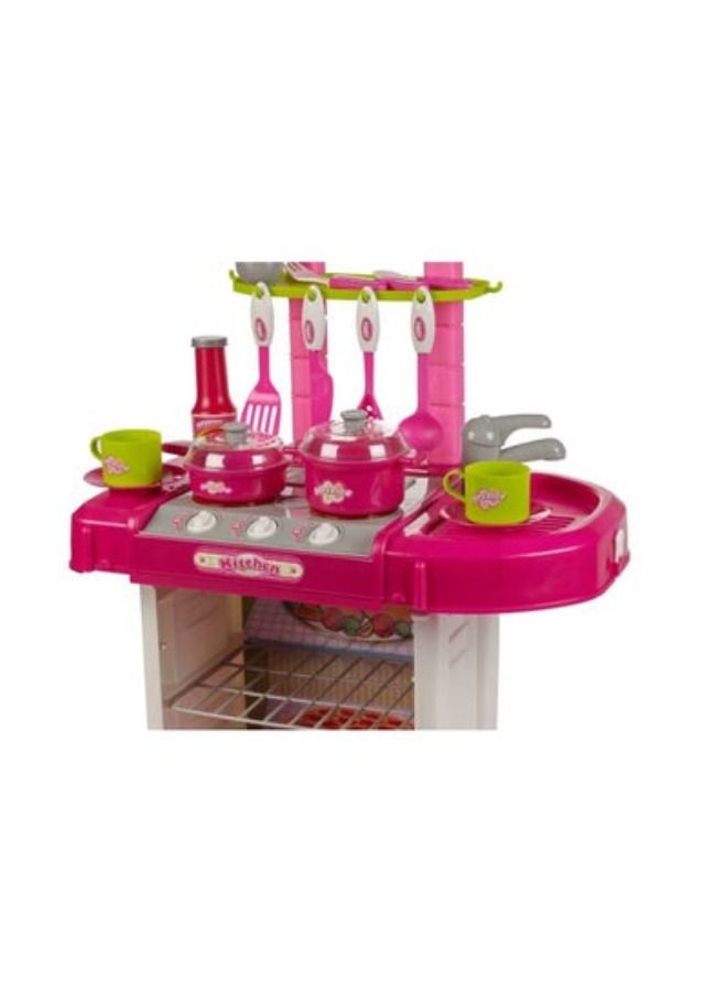 ACLIX Kitchen Play Set Toy for Kids (Pink) - Image 4