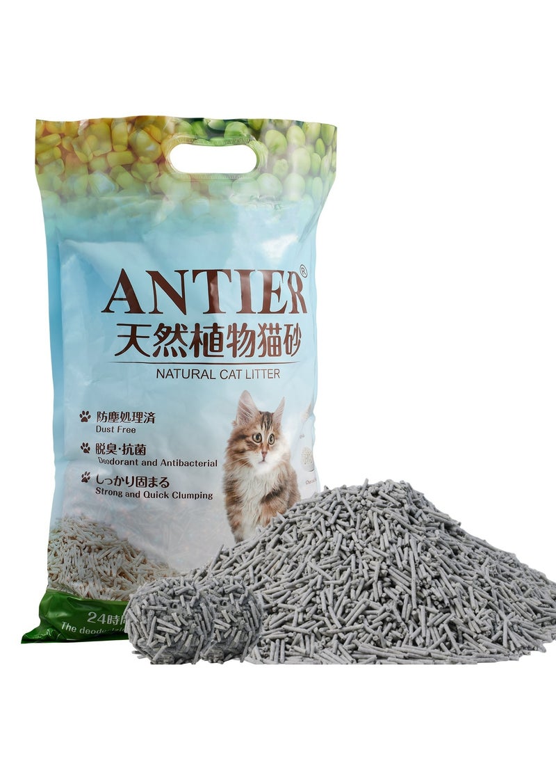ANTIER Fresh & Clean: Pure tofu cat litter charcoal scent，Premium Tofu Cat Litter for Effortless Pet Care, Flushable ,Dust-Free and Odor Control, Charcoal deodorant formula 6L(2.5KG) - Image 5