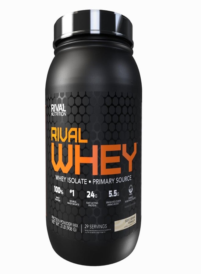 RIVAL NUTRITION آيس كريم ريفال واي بنكهة الفانيليا 2 باوند - Image 1