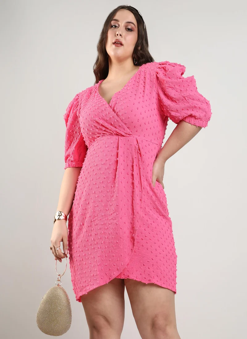 انستافاب بلس Self-Design Petal Dress