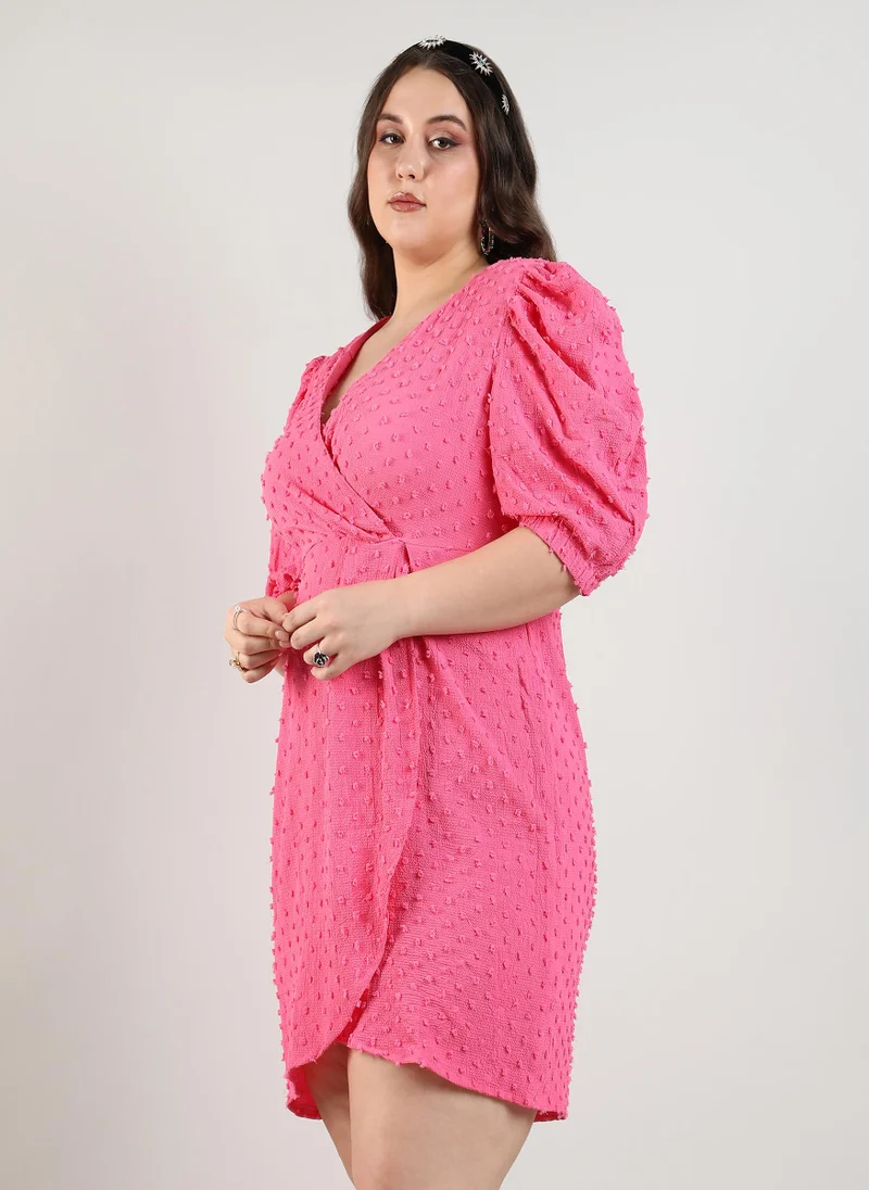 انستافاب بلس Self-Design Petal Dress