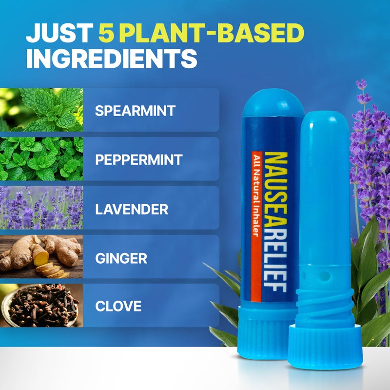 Basic Vigor Nausea Inhaler 2 Pack - Aromatherapy for Chemo Support, Motion Sickness, Queasiness, etc. - Image 4