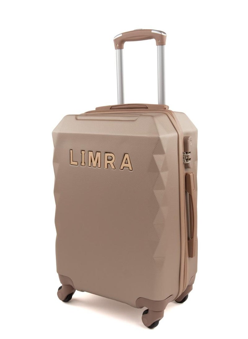 LIMRA hardside 6 piece luggage trolley set gold - Image 2
