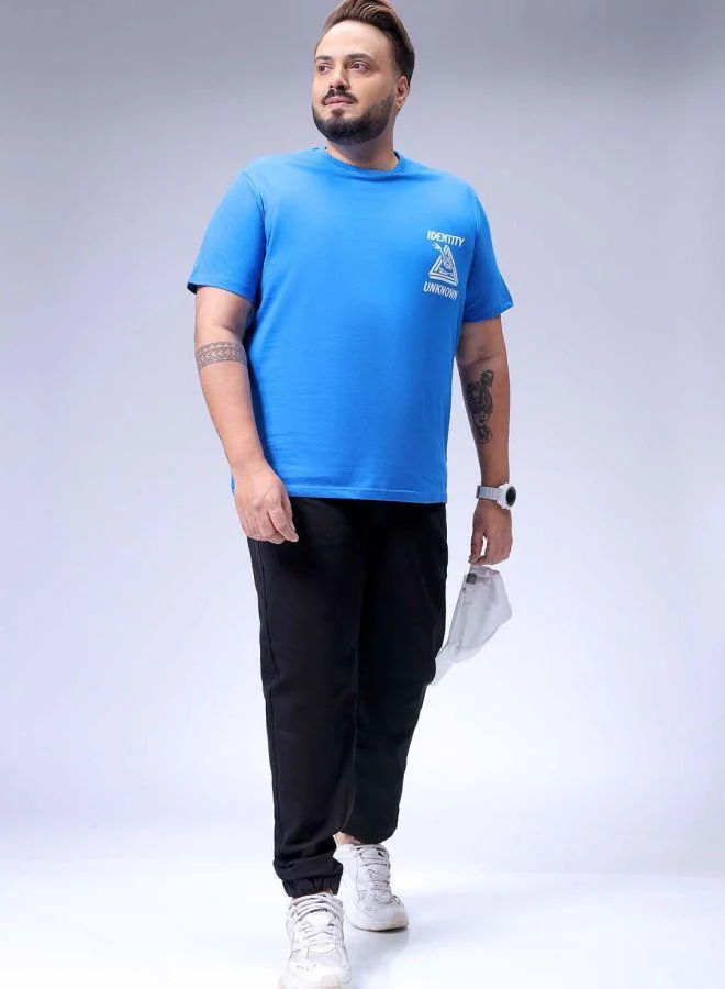 HARDSODA  Men Plus Size Slim Fit Solid Mid-Rise Stretchable Denim Joggers for Men | Best Price UAE