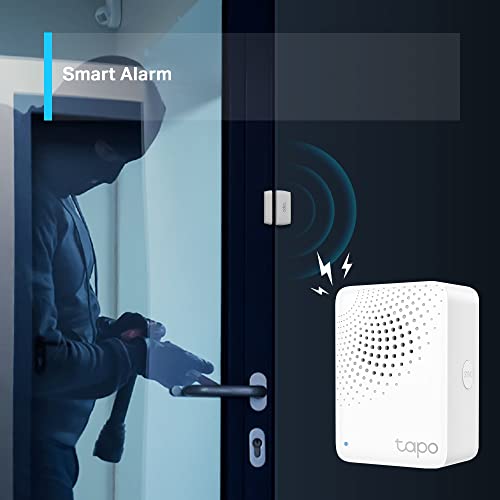 tapo TP-Link Tapo H100 IoT Smart Hub with Chime | Smart Alarm and Doorbell | Smart Actions with Sensors, Switches & Buttons | Connect with up to 64 smart devices, Compatible with Alexa, Google Assistant, WiFi - Image 5