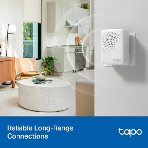 tapo TP-Link Tapo H100 IoT Smart Hub with Chime | Smart Alarm and Doorbell | Smart Actions with Sensors, Switches & Buttons | Connect with up to 64 smart devices, Compatible with Alexa, Google Assistant, WiFi - Image 2
