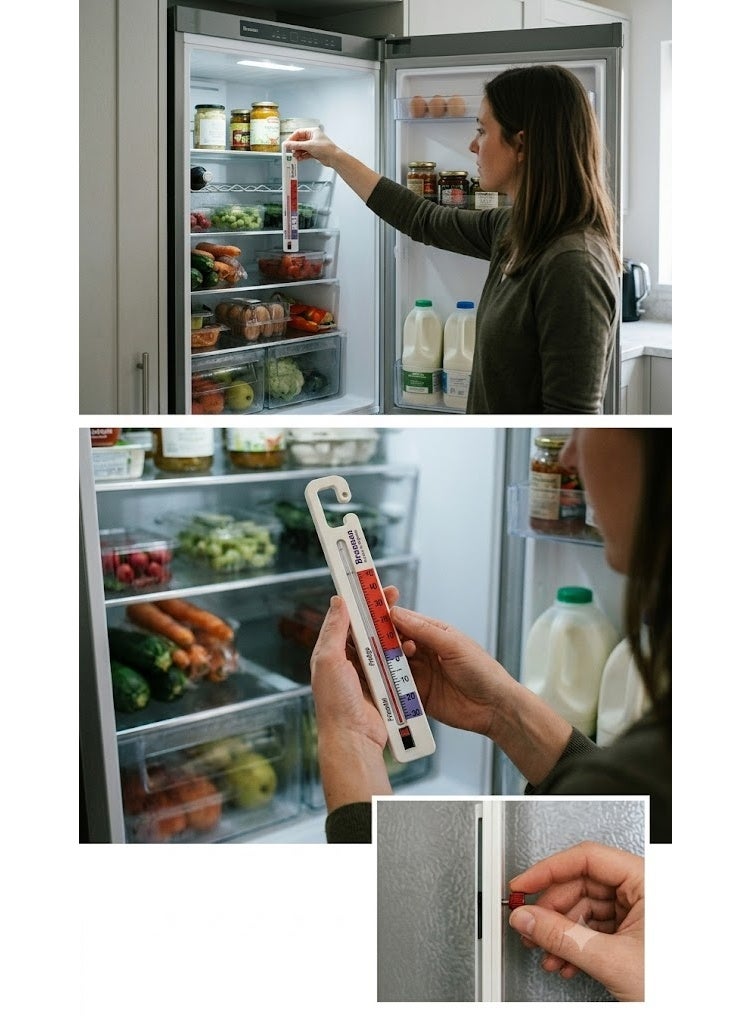 Brannan Vertical Fridge and Freezer Thermometer (140mm) - Image 2