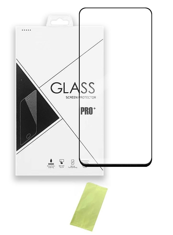 GMORO 1 Pieces Full Cover Glass Screen Protector For OPPO Reno 12F 5G Black/Clear and Screen Protector Accessories - Image 2