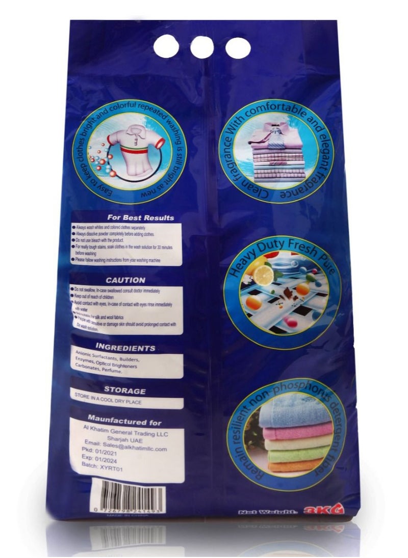 Fortune Automatic Laundry Detergent Powder Original Scent Stain-free Clean Laundry 3 KG  - Image 4